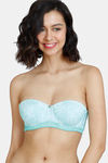 Zivame Mio Amore Padded Wired 3/4Th Coverage Beach Top - Green Print — thumbnail 1